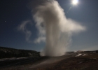 Yellowstone N.P. - Old Faithful @Night